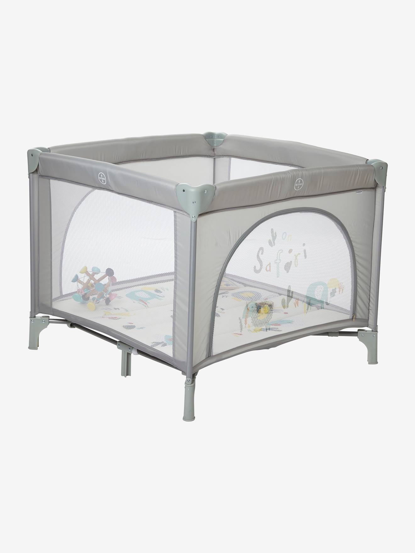 Parc Pliant De Voyage Baby Park Vertbaudet Gris Vertbaudet